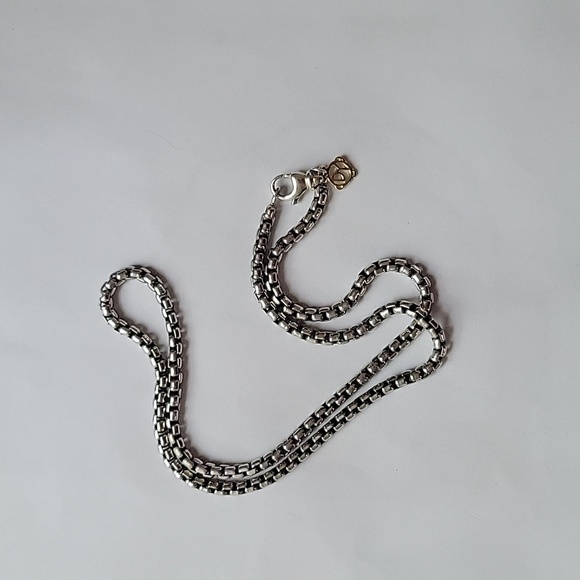 David Yurman Jewelry - TRADED Authentic vtg David Yurman 14k silver large necklace unisex, chain only
